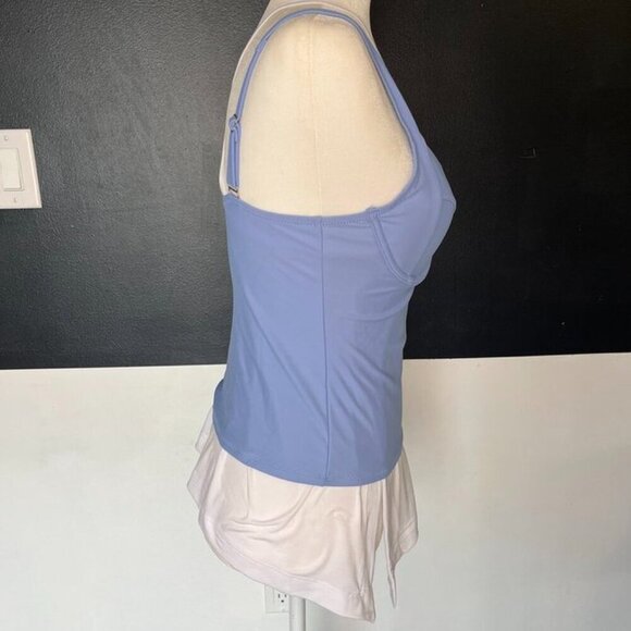 Old Navy Sky Blue Underwire Tankini Swim Top NWOT MSRP $39.99 - Picture 4 of 8